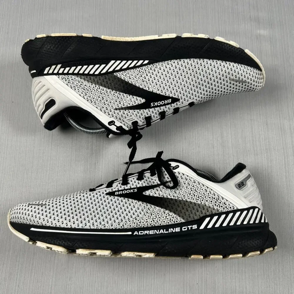 Brooks Adrenaline GTS 22 Men's Size 11 Wide 2E Running Shoes White 1103662E135